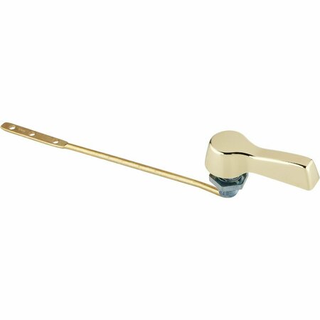 ALL-SOURCE Polished Brass Tank Lever with Brass Arm 091213